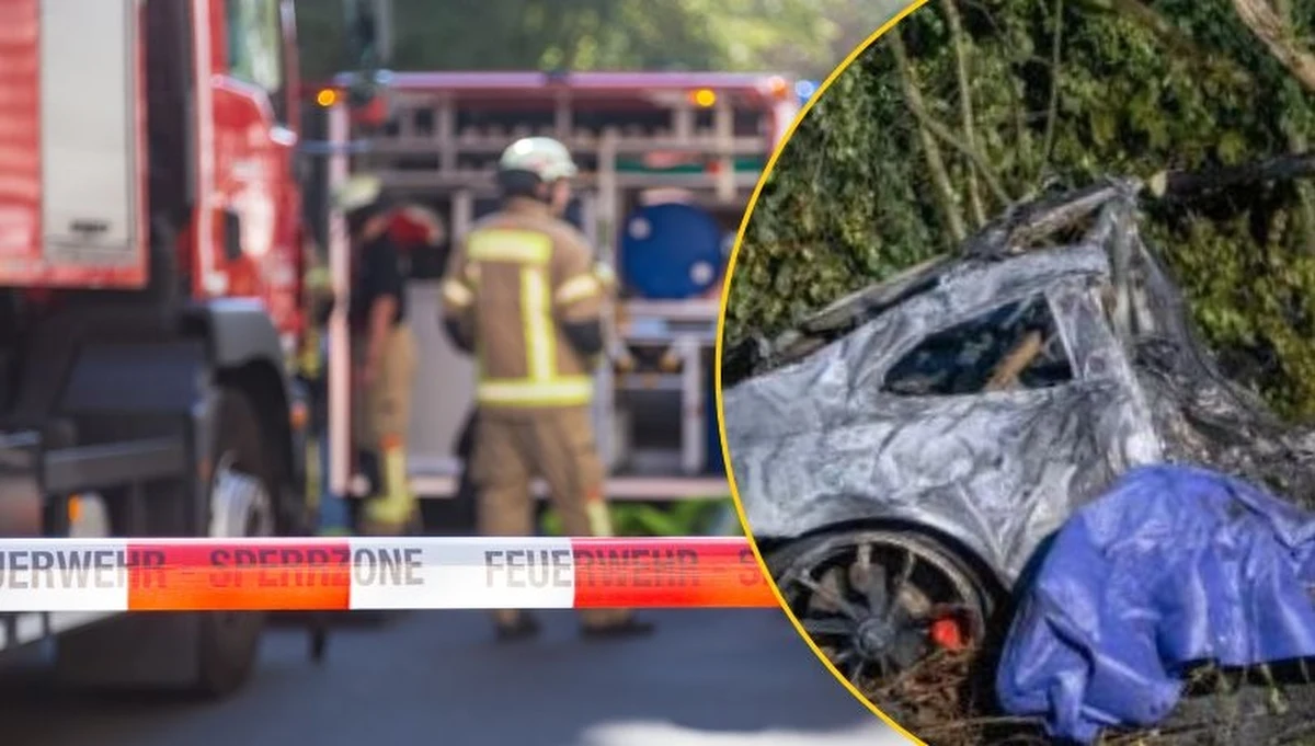 52-letni mężczyzna i jego 20-letni syn spłonęli w porsche na niemieckiej autostradzie pod Dortmundem. Policja podejrzewa, że brali udział w nielegalnych wyścigach. Wyjaśnia też, dlaczego ich auto miało czerwone tablice rejestracyjne.