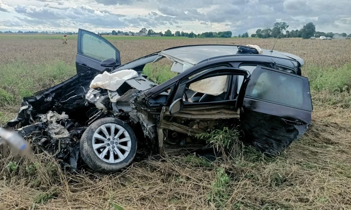 Samochód osobowy wjechał pod pociąg relacji Olsztyn - Wrocław na niestrzeżonym przejeździe kolejowym w Gronówku k. Torunia. Dwoje dzieci trafiło do szpitala.