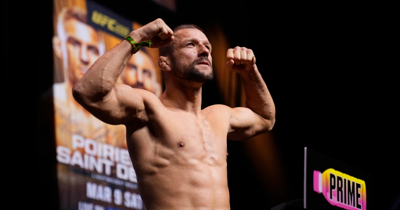 Mateusz Gamrot - Charles Olivira podczas gali UFC Fight Night w Rio de Janeiro