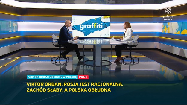 Europosłanka Konfederacji Anna Bryłka skomentowała słowa premiera Węgier, Viktora Orbana, który zarzucił Polsce, że krytykuje kontakty węgiersko-rosyjskie, a sama "prowadzi interesy z Rosją przez pośredników". - Takiej hipokryzji ze strony państwa nigdy nie widziałem - ocenił Orban.


- Nie wiem do końca, co premier Orban miał na myśli, natomiast UE prowadziła bardzo niekonsekwentną politykę wobec Rosji - powiedziała w "Graffiti".

 

- Chociażby sankcje, które były dziurawe i były nakładane na część towarów, a na inne nie - dodała. 

