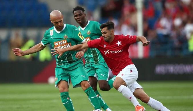 Liga Europy: Rapid Wiedeń - Wisła Kraków dzisiaj. Wynik meczu na żywo, relacja live