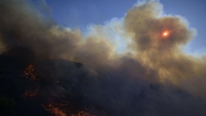 Wielki pożar na greckiej wyspie. Zarządzono ewakuację