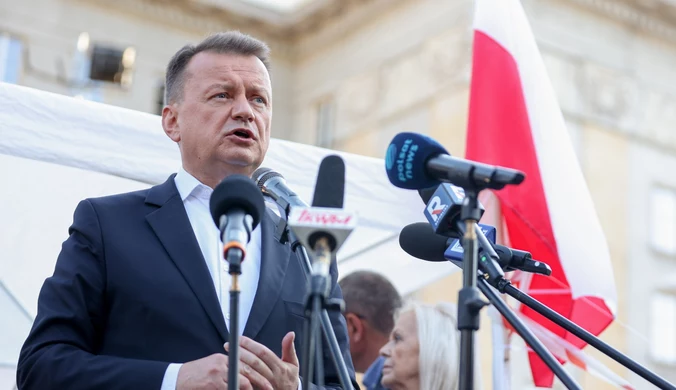 "Zbierzmy pół miliona podpisów". Mariusz Błaszczak mówi o referendum