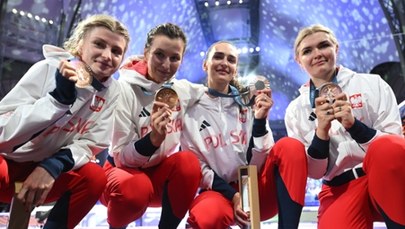 Jest medal dla Polski w Paryżu! Drużyna szpadzistek na podium