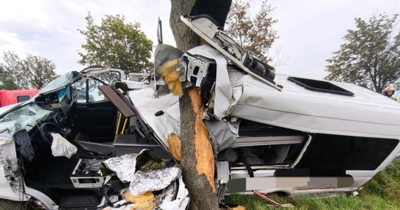 Dwie osoby zginęły po wypadku busa na drodze krajowej nr 8 w miejscowości Pustków Wilczkowski (Dolnośląskie). Auto wypadło z drogi i uderzyło w drzewo.