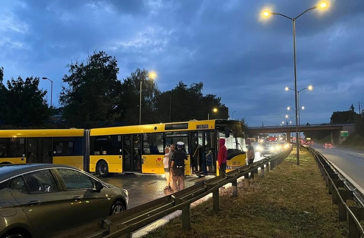Kierowca autobusu komunikacji miejskiej w Chorzowie zjechał na trasę DTŚ zjazdem pod prąd. Kiedy się zorientował, że jest w niewłaściwym miejscu, bezskutecznie próbował zawrócić. "Na szczęście obyło się bez kolizji" - poinformowała w sobotę policja. 