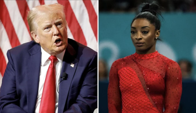 Głośno o wpisie Simone Biles. Mistrzyni olimpijska wbiła szpilę Donaldowi Trumpowi