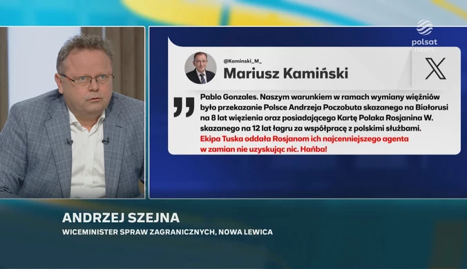 "Śniadanie Rymanowskiego". Politycy skomentowali wymianę więźniów z Rosją