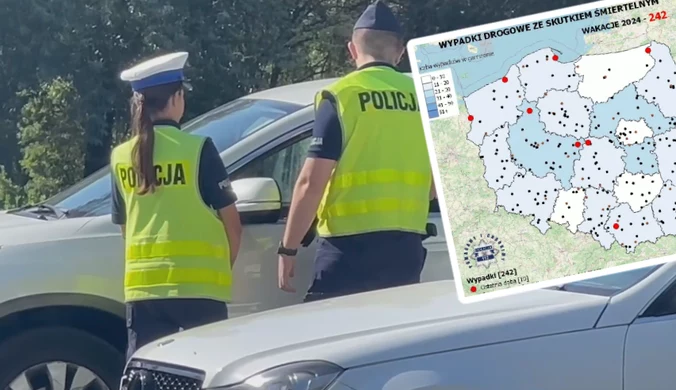 Tragiczna sobota w Polsce. Coraz więcej czarnych punktów