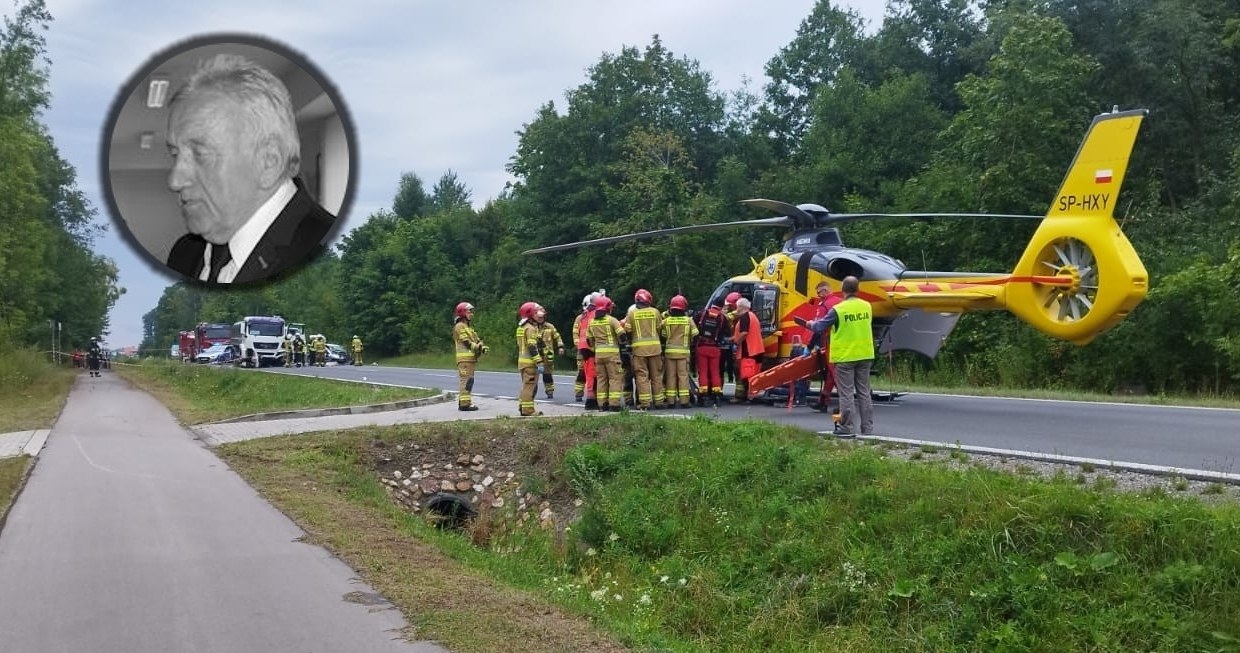  Dramatyczne chwile na drodze. Nie żyje działacz PSL Marian Tokarski