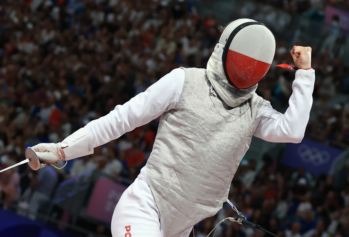 Polscy floreciści po porażce z Chińczykami 30:45 w meczu o piąte miejsce zajęli szóstą lokatę w turnieju drużynowym na igrzyskach olimpijskich w Paryżu.