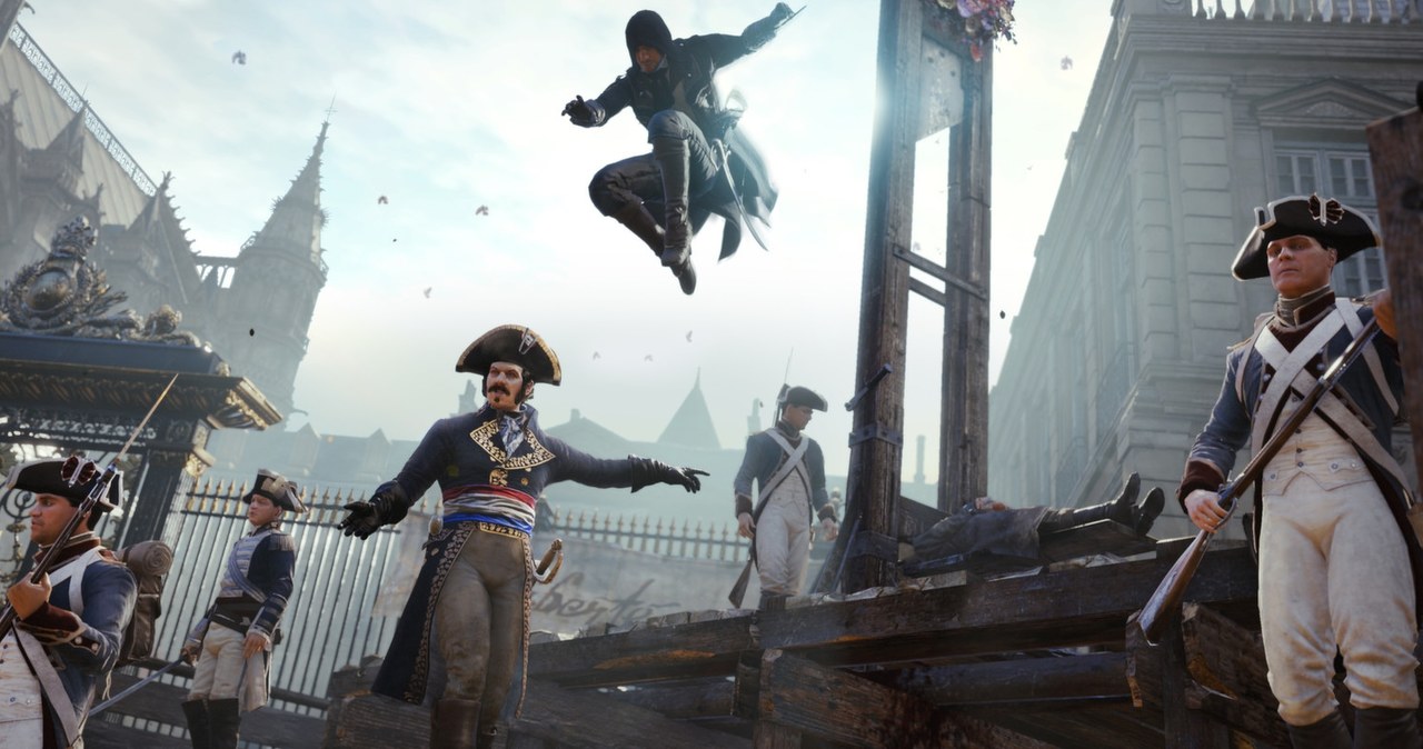 Historia, niektórych, gier, wideo, pełna, jest, zaskakujących, zwrotów, akcji, najnowszym, przykładem, tego, zjawiska, Assassins Assassins Creed Unity wraca do łask Po dekadzie od nieudanej premiery