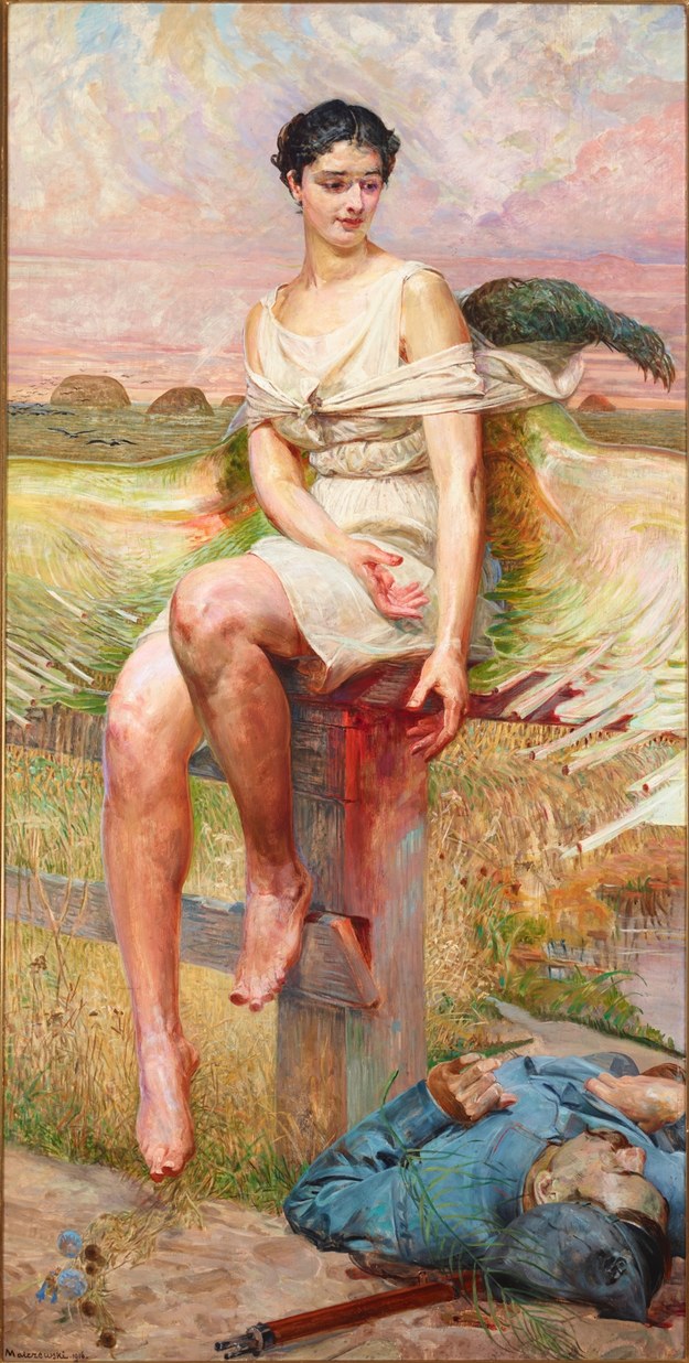 /Jacek Malczewski, Nike Legionów, 1916, Muzeum Narodowe w Krakowie  /Materiały prasowe