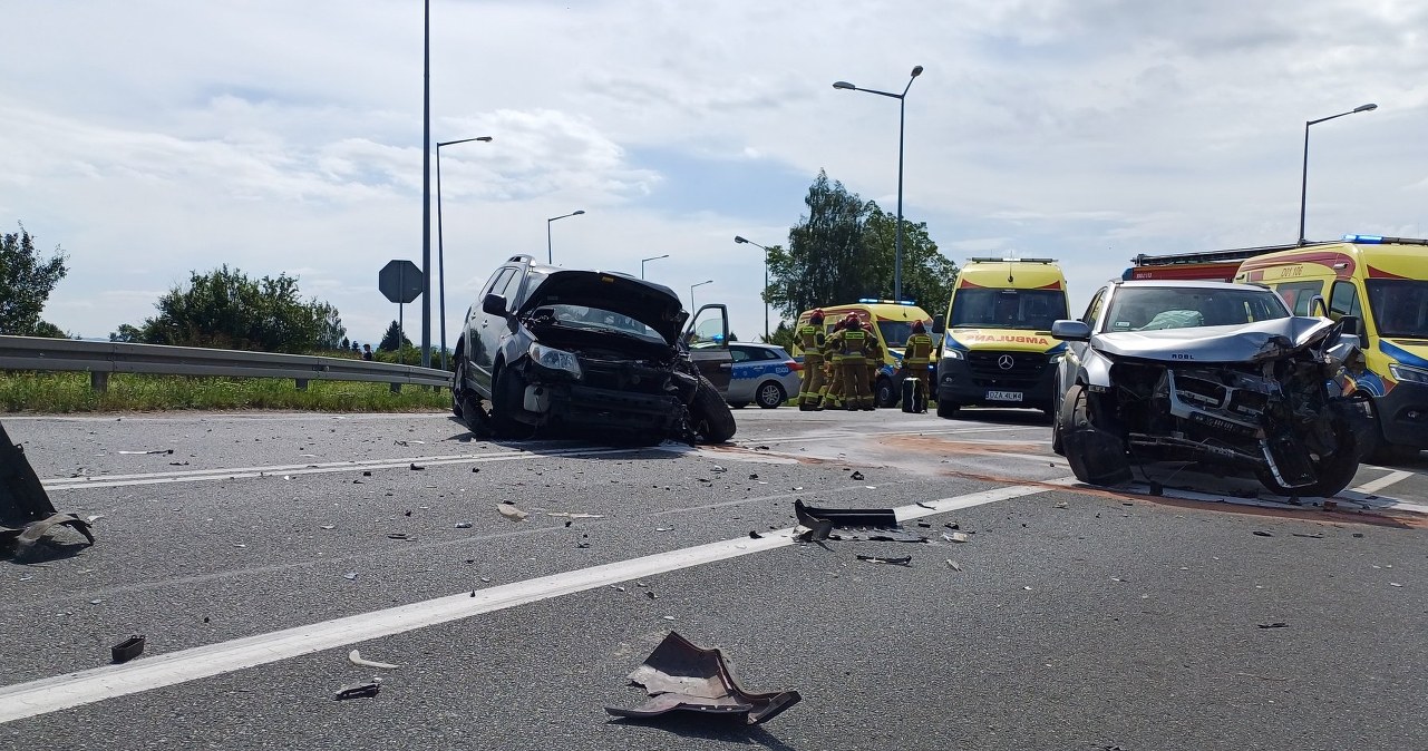 Groźny wypadek na Dolnym Śląsku. Lądowały dwa śmigłowce LPR