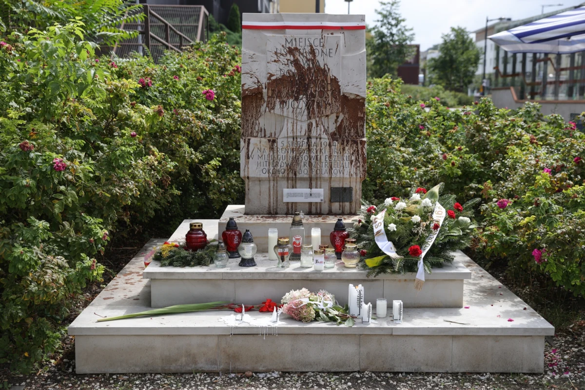 Znieważenie pomnika - takie zarzuty usłyszała 76-letnia kobieta zatrzymana przez policjantów w Warszawie. Seniorka została objęta dozorem policyjnym. 