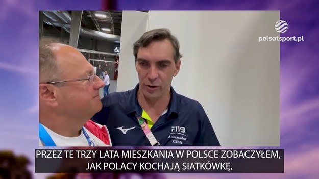 Dyrektor ds. Sportu Telewizji Polsat - Marian Kmita rozmawiał z Gibą - legendą brazylijskiej i światowej siatkówki po awansie reprezentacji Polski do finału igrzysk olimpijskich w Paryżu.