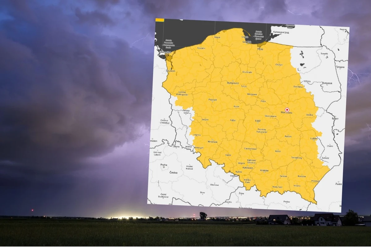 Instytut Meteorologii i Gospodarki Wodnej wydał ostrzeżenia I stopnia przed burzami dla większości regionów w Polsce i ostrzeżenia II stopnia na południu kraju. Występowanie nawałnic wiąże się z przechodzącym przez Polskę z zachodu na wschód frontem atmosferycznym.