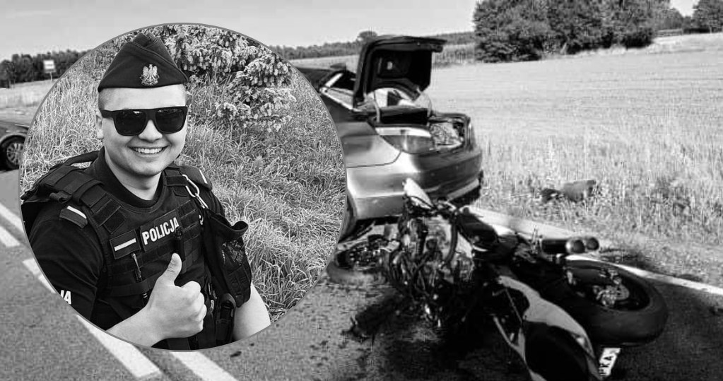  Tragedia pod Kaliszem. W wypadku zginął 25-letni policjant