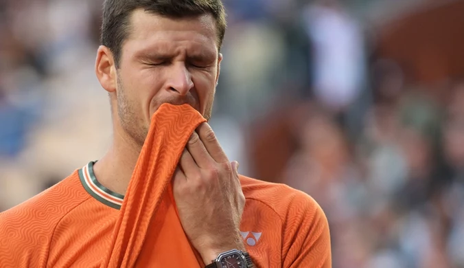 Ledwie Hurkacz wyszedł na kort po kontuzji i falstart. Polak opuścił arenę po rozgrzewce