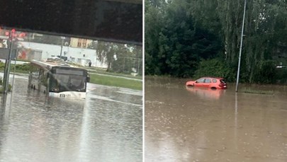 Pogodowy armagedon. Dąbrowa Górnicza cała w wodzie 