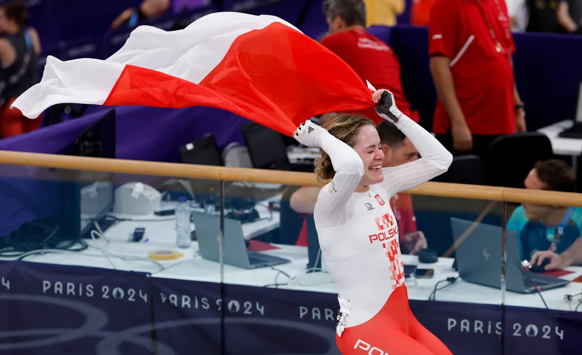 Daria Pikulik została w niedzielę wicemistrzynią olimpijską w kolarskiej konkurencji omnium na torze. To 10. medal Biało-Czerwonych w kończącej się w niedzielę imprezie w stolicy Francji.