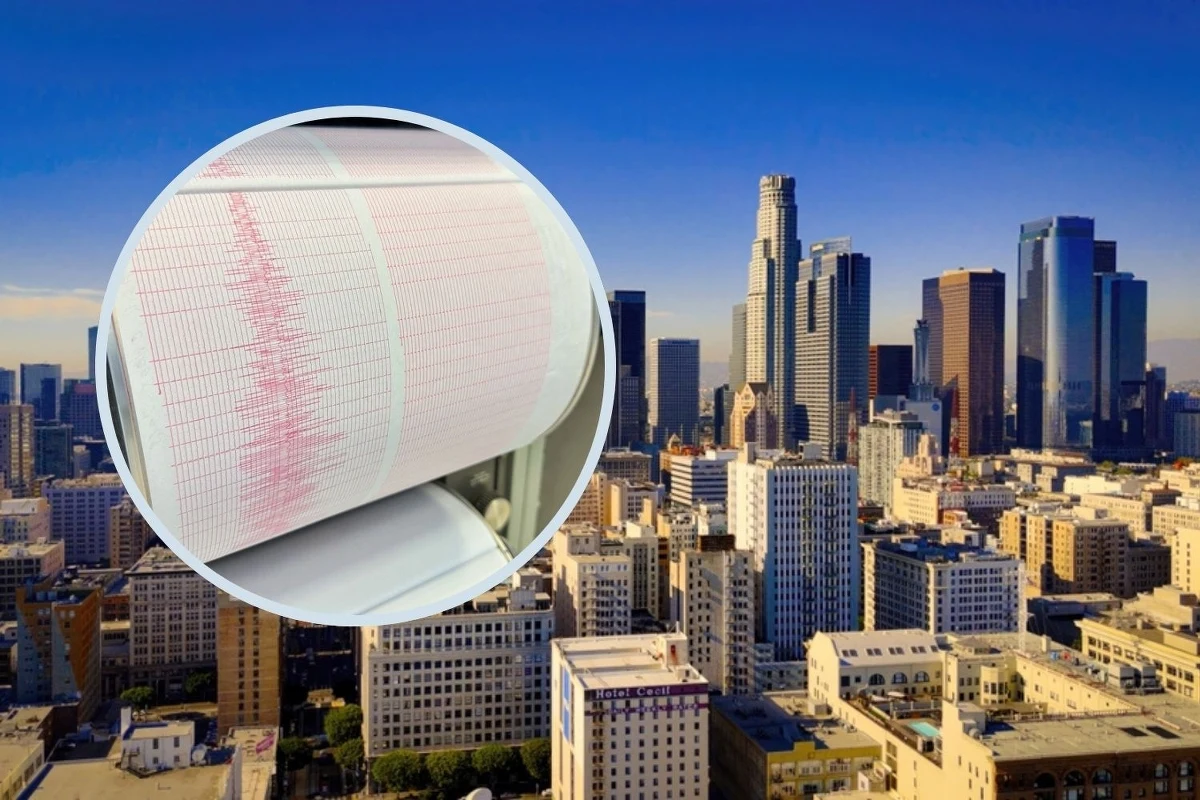 4,4 - to magnituda trzęsienia ziemi w Los Angeles, w południowej części Kalifornii w Stanach Zjednoczonych. Do wstrząsu doszło 12 kilometrów pod ziemią.