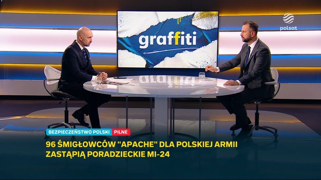 Minister obrony narodowej, nawiązując do kontraktu na śmigłowce Apache, ocenił, że to "wielki kontrakt" i "skok milowy". - Abramsy i F-35 nie byłyby w pełni wykorzystane. To jest system naczyń połączonych. Do tego dochodzą wojska dronowe i to będzie teraz mój priorytet - zapowiedział Władysław Kosiniak-Kamysz.