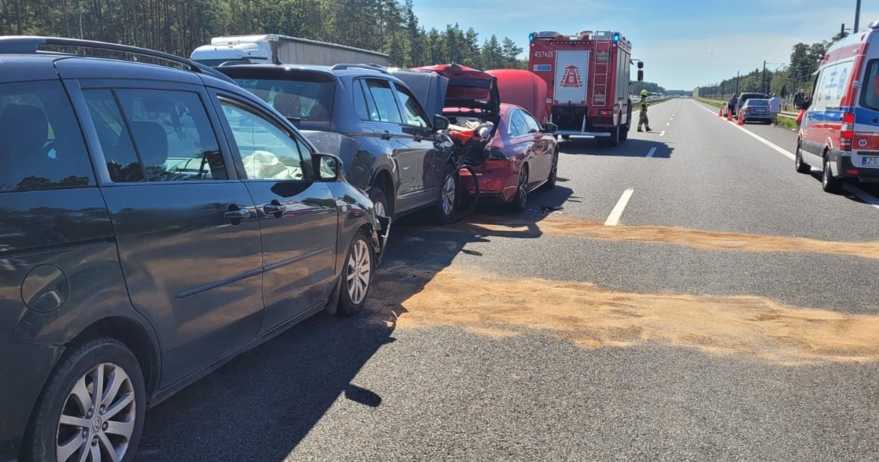Karambol pod Szczecinem. S3 zablokowana, tworzą się korki