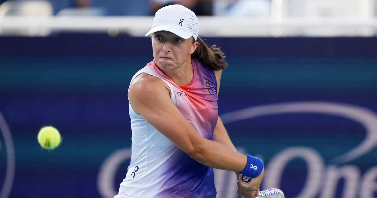 Iga Świątek rywalizowała o awans do trzeciej rundy WTA 1000 w Cincinnati