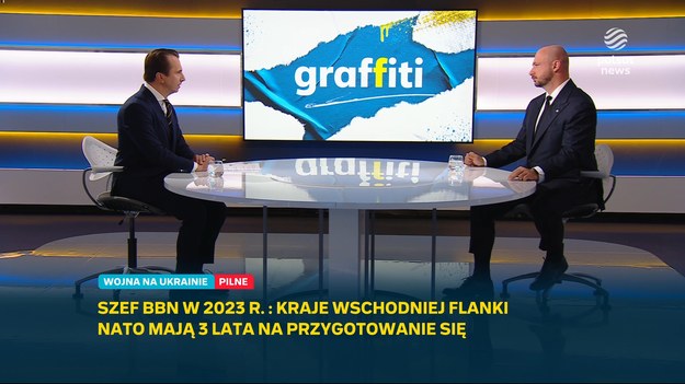 - Potrzebujemy rezerwy, która zapewni nam dostępność do 300-tysięcznej armii w razie potrzeby. Dekada jest dobrym horyzontem czasowym na osiągnięcie tej liczby - powiedział w "Graffiti" Jacek Siewiera, szef Biura Bezpieczeństwa Narodowego.