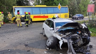 23 osoby w szpitalach po wypadku autobusu w Karpaczu