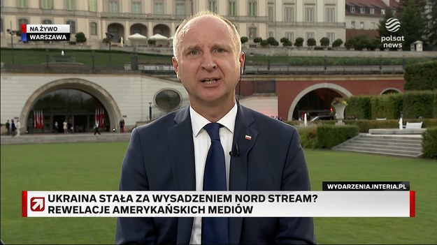 Bogdan Rymanowski zapytał również o doniesienia "Wall Street Journal", według których za wysadzeniem gazociągu Nord Stream stoją Ukraińcy.Z kolei niemieckie media piszą o stanowisku byłego szefa niemieckiej agencji wywiadowczej BND, który stwierdził, że było porozumienie Wołodymyra Zełenskiego i Andrzeja Dudy ws. uszkodzenia podmorskiej instalacji. - Sprawa jest prowadzona przez stronę niemiecką. Polska nie zna szczegółów postępowania - uciął Wojciech Kolarski.