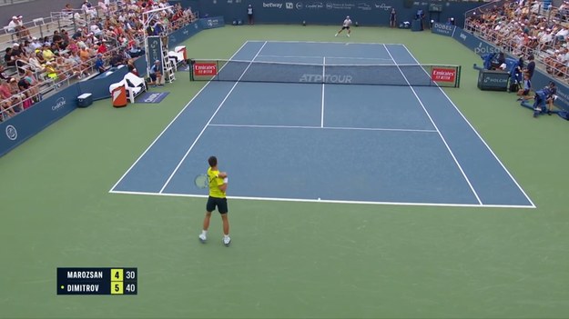 Skrót meczu Fabian Marozsan - Grigor Dimitrov.
