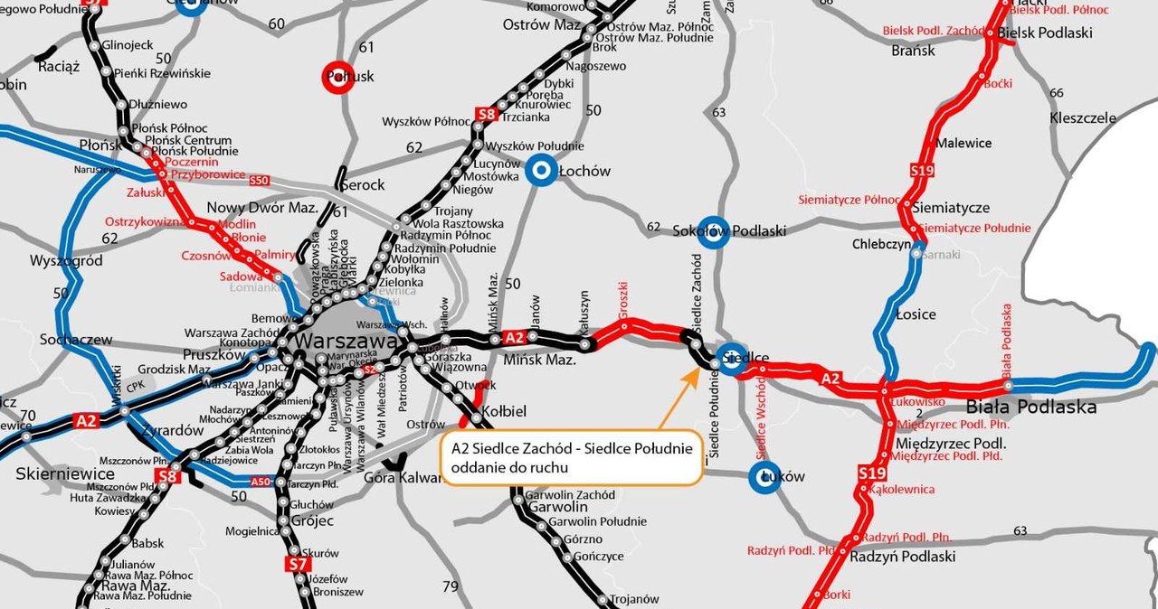 Przecinająca, kraj, wschodu, zachód, autostrada, jeszcze, miesiącu, zyska, kilometrów, Drogowcy, zakończyli, prace, odcinku, Kał Autostrada A2 będzie dłuższa. Kolejny odcinek jeszcze w sierpniu