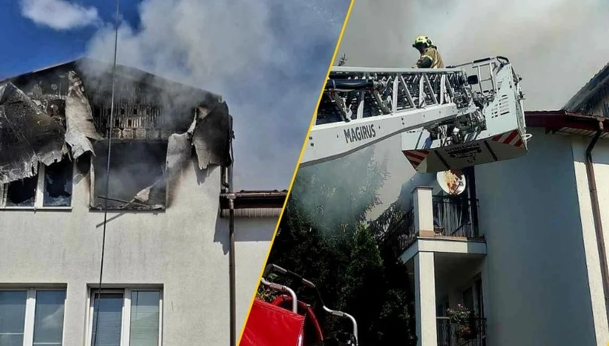 Jedna osoba została ranna w pożarze budynku w Latchorzewie w powiecie warszawskim-zachodnim na Mazowszu. Ogień wybuchł tam w jednym z domów wielorodzinnych przy ul. Olimpijskiej. W akcji gaśniczej początkowo brało udział 30 zastępów straży pożarnej. Prace rozbiórkowe i dogaszające mogą potrwać do wieczora.