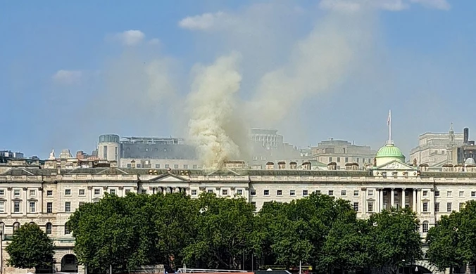 Płonie budynek galerii w Londynie. Znajdują się w nim słynne dzieła 