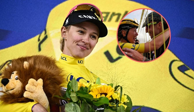 Piękne sceny na mecie Tour de France. Kamera przyłapała Niewiadomą