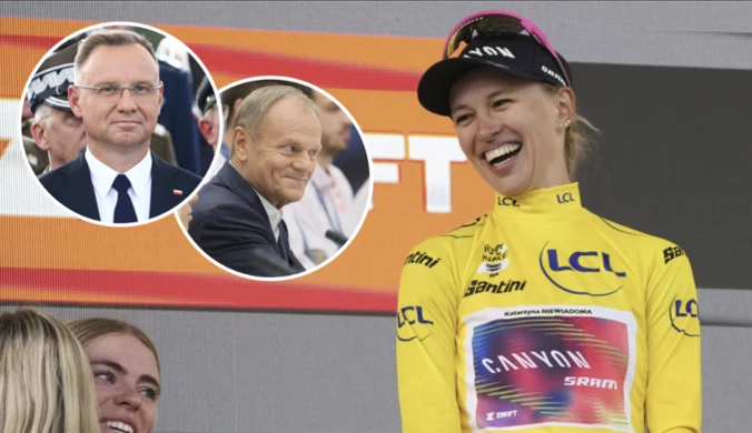 Katarzyna Niewiadoma triumfatorką Tour de France. Błyskawiczna reakcja Dudy i Tuska