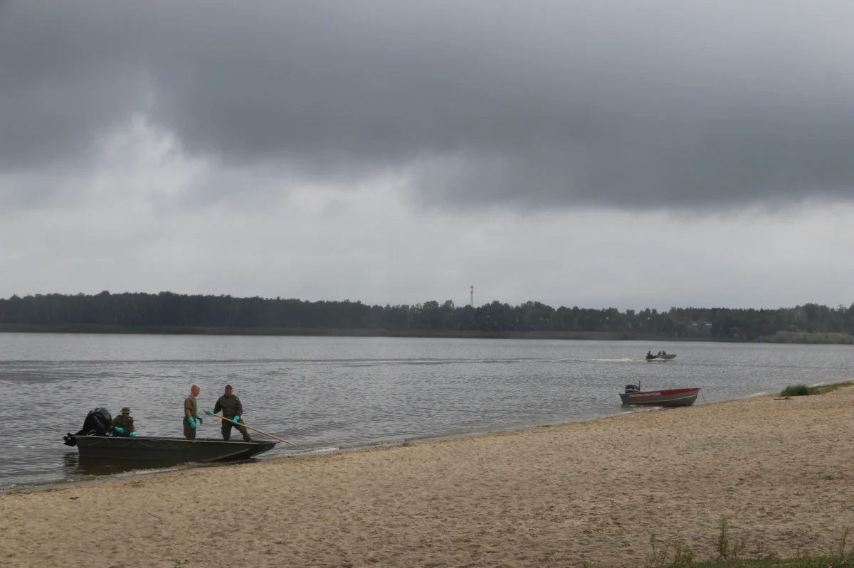 Zmniejsza się liczba śniętych ryb wyławianych z okolicy Dzierżna w Śląskiem. Jednocześnie wojewoda śląski o kolejny tydzień przedłużył zakaz korzystania ze zbiornika Dzierżno Duże oraz z części Kanału Gliwickiego.