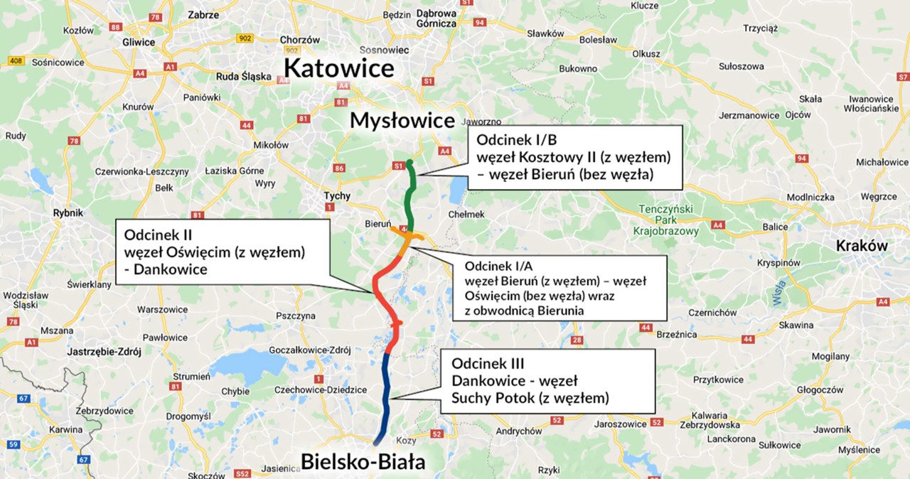 Generalna, Dyrekcja, Dróg, Krajowych, Autostrad, poinformowała, otrzymaniu, zezwolenia, budowę, kolejnego, odcinka, drogi, ekspr Jest decyzja w sprawie kolejnego odcinka S1. Wkrótce ruszy budowa