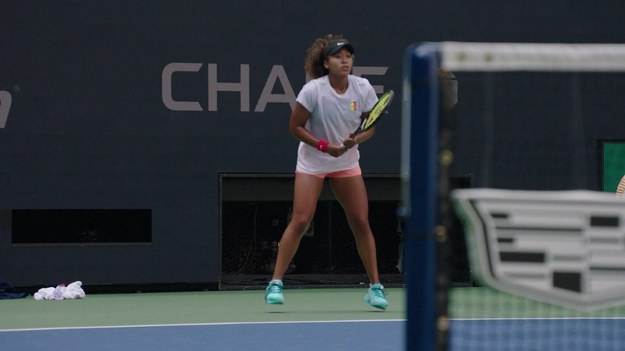 Trening Naomi Osaki przed zbliżającym się US Open.