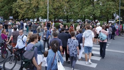 Protest po tragedii na ul. Woronicza. "Nie czujemy się bezpiecznie"