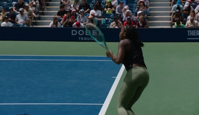 Broniąca tytułu Gauff i złota medalistka olimpijska Paolini trenują przed US Open. WIDEO