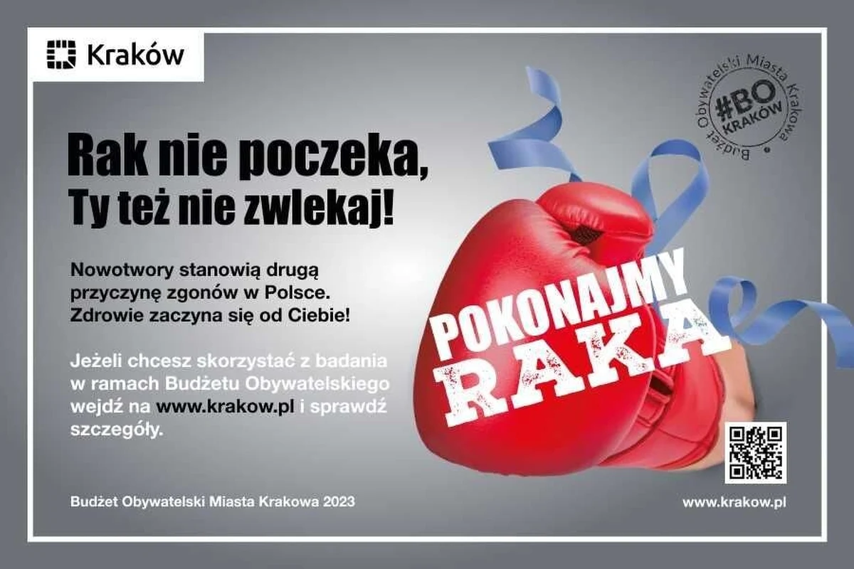 Darmowe badania w kierunku raka od dziś wykonuje Miejski Szpital Specjalistyczny im. Gabriela Narutowicza w Krakowie. To inicjatywa samych mieszkańców. Projekt  „Pokonajmy raka – bezpłatne badania krwi”  został wybrany w ramach ostatniej edycji krakowskiego budżetu obywatelskiego.