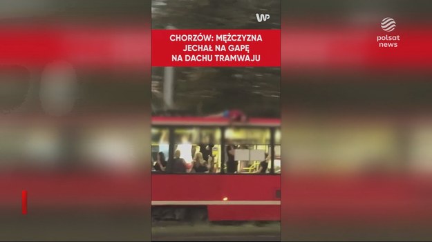 Pokaz głupoty, który mógł skończyć się tragicznie. W Chorzowie mężczyzna jechał na dachu tramwaju, a że jest nagranie, to będzie i kara. Sprawę już bada policja. Materiał dla "Wydarzeń" przygotowała Anna Wietrzyk.