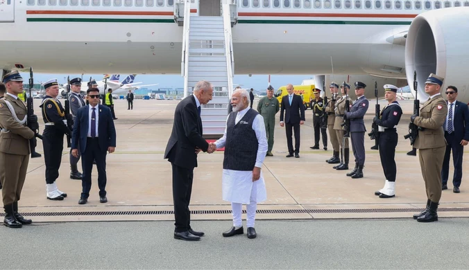 Historyczna wizyta premiera Indii. Narendra Modi już w Warszawie