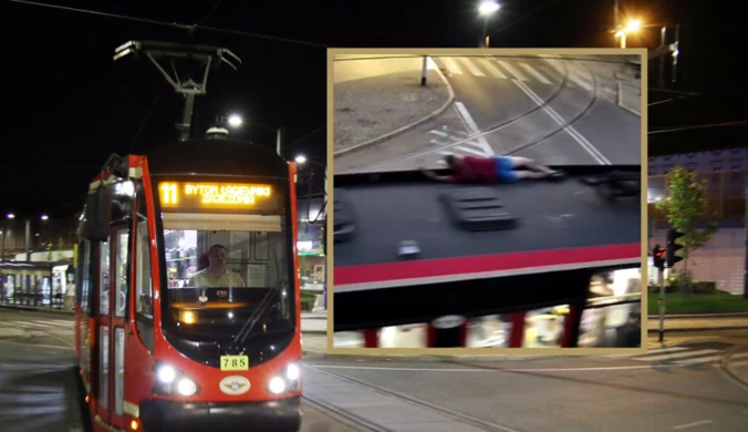 Przejechał trasę na dachu tramwaju. Teraz zmierzy się z konsekwencjami