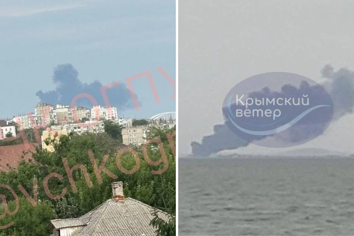 W porcie Kaukaz w Kraju Krasnodarskim w Rosji zatonął prom kolejowy z 30 cysternami z paliwem. Jedostka - jak podają media - została zaatakowana przez siły ukraińskie. W porcie wybuchł pożar. Tymczasowo wstrzymany był także ruch na moście Krymskim. 