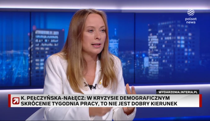 Pełczyńska-Nałęcz w ''Gościu Wydarzeń'': Kryzys demograficzny jest nieunikniony