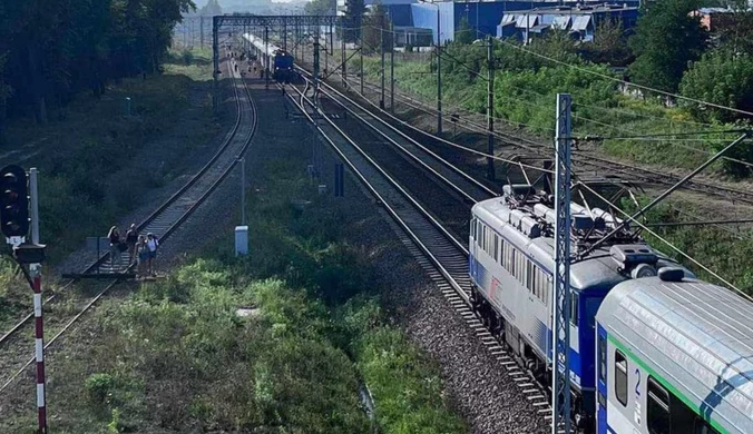 Rozpędzone pociągi jechały wprost na siebie. Akcja służb w Trzebini